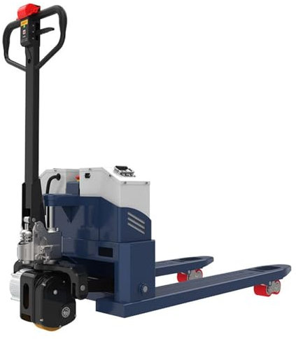 BOOZXCV Transpaleta Industrial Transpaleta eléctrica Capacidad de 6600 Libras Transpaleta accionada por walkie Transpaleta con batería de Litio para transpaletas (One Color 55cm)