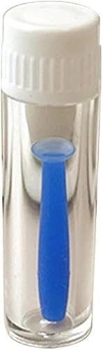 Strumento di inserimento lenti a contatto in morbido silicone blu, accessori per la cura delle lenti a contatto, supporto a ventosa per lenti a contatto, strumento portatile multifunzione per