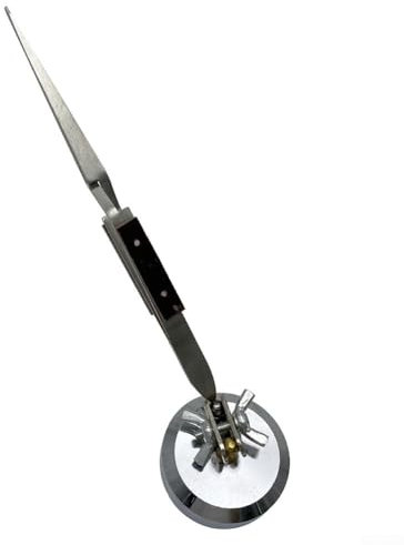 Pinzas de soldadura con base giratoria de 360 grados y mecanismo de bloqueo cruzado para un manejo estable de materiales (rectas)