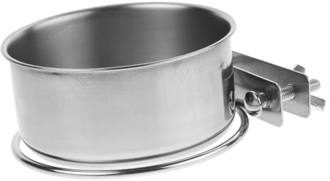 BESTonZON Ciotola per Cani da Parete di Ciotole per Animali Domestici in Inossidabile Ciotola da Appendere per Acqua e Cibo Design Salvaspazio per Cani e Gatti