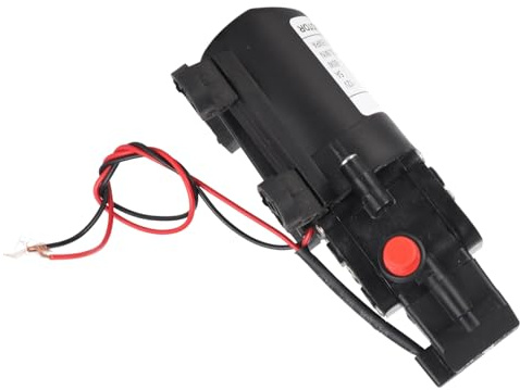 LICAEVEY Pompa a Membrana Autoadescante 12 V, Alta Pressione 116 PSI con Pressostato Automatico per, Roulotte, Campeggio, Barca Marina, Design Compatto e Silenzioso, Smorzamento delle Vibrazioni,