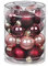 MAGIC Weihnachtskugeln Glas 3cm x 20 Stück kleine Christbaumkugeln Vintage Rose
