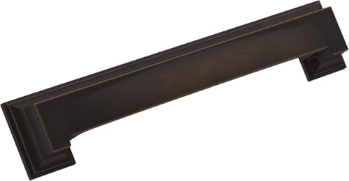 Amerock | Cabinet Cup Pull | Oil Rubbed Bronze | 5-1/16 inch & 6-5/16 inch (128 mm & 160 mm) Center-to-Center | Appoint | 1 Pack | Drawer Pull | Cabinet Handle | Cabinet Hardware