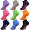 ELUTONG Kinder Trampoline Socken - Baumwolle Jungen Mädchen Antirutschsocken, 9 Paar Non Slip Grips Ankle Boden Kindersocken 10-13 Jahre（gemischte farben 1）