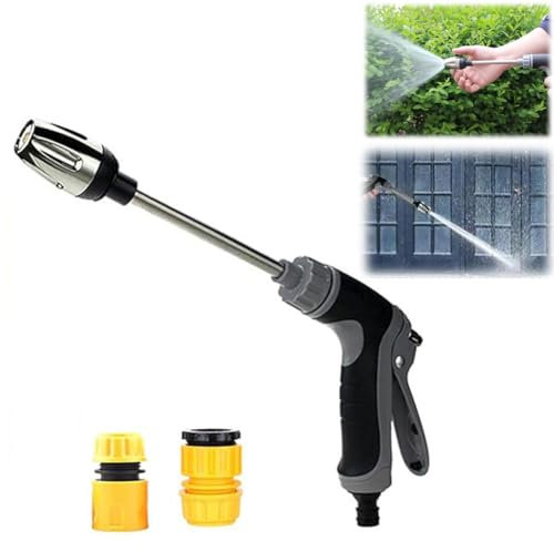 SHANGYU Turbowasher, pulitore ad alta pressione 2 in 1 per ogni tubo da giardino, Turbowasher per tubo da giardino, idropulitrice, idropulitrice per tubo da giardino, pulitore a pressione Turbowasher