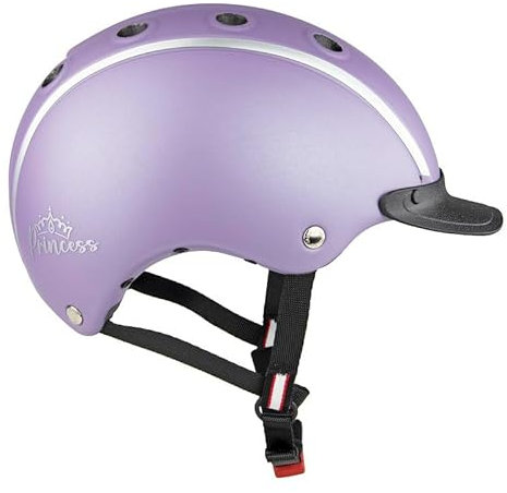 Casco Reithelm Skihelm Radhelm Nori Kinder Pastel Princess, Größe:XS