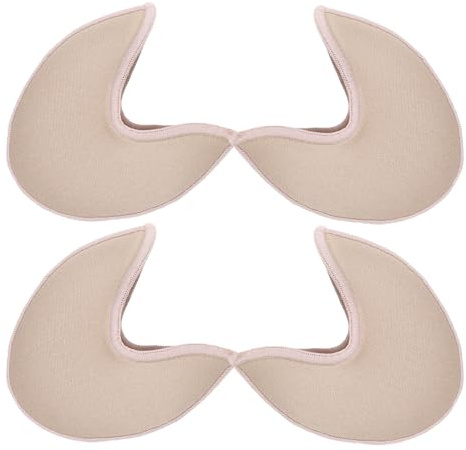 ZUNOXAZ 2 Paires Coussinets de Pointe de Ballet Respirants Tissu Tricoté Demi-semelles Souples pour Protection des Orteils Confort Léger pour Danseuses Femmes et Filles
