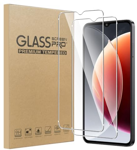 MIBZOR 2 Pack Screen Protector Compatible with Blackview Wave 7C | Tempered Glass Film, Protective Film 9H Hardness, Anti-Scratch, HD Clear