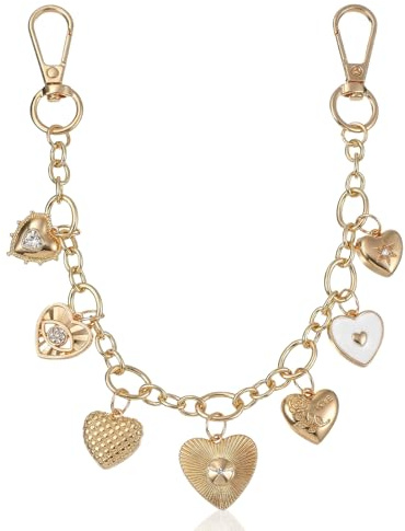 Ymapinc Bag Chain Charm, Cute Gold Heart Bag Charm for Women’s Handbags/Tote Bags, Bags Accessories