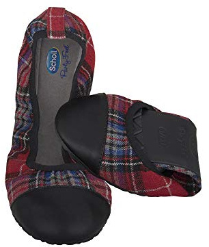 Scholl Ballerine & Flats pb Scottish, Rosso, 39.5 EU