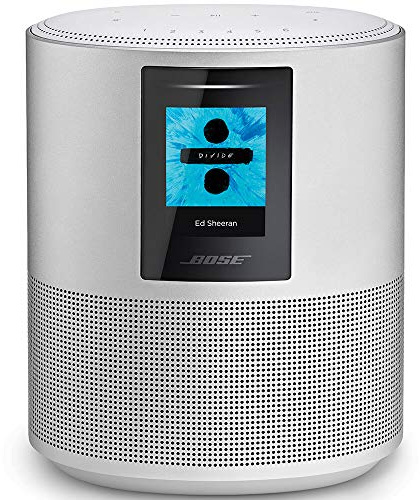 Bose Home Speaker 500: Smart Bluetooth Speaker with Alexa Voice Control Built-in, Silver