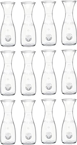 Misura Karaffe 0,25L geeicht - 12 Stück - Weinkaraffe Wasserkaraffe Saftkaraffe