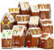 Papierdrachen DIY Adventskalender zum Basteln und Befüllen - Häuser Set - Lebkuchen Häuser - 24 bunte Falt-Schachteln zum Aufstellen und Dekorieren - 24 Boxen - Weihnachtsdorf - wiederverwendbar