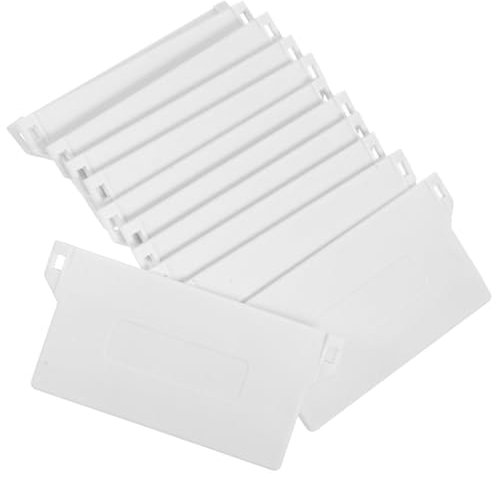 HOOTNEE 12 Placas Inferiores De Plástico para Persianas Verticales De 89 Mm Recambios para Cortinas De Lamas Verticales Accesorios para Salas Cocinas Y Baños