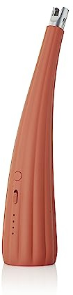 AdHoc FZ144 Lichtbogenfeuerzeug Arc | Elektrisches Sturmfeuerzeug mit über 1000°C, windfest, extra Langer Zündhals, wiederaufladbar mit USB-C, LED-Ladeanzeige | sicher & umweltfreundlich | Terracotta