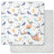 decalsweet Spielmatte Baby 127×127cm mit Rutschfest, Extra Dicke 2cm Weiche Krabbelmatte Baby, Faltbar Krabbeldecke für Baby Krabbelteppich für Kinderzimmer Indoor Outoor Zaun (Niedlicher Dinosaurier)