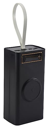 Reinscer 21 x 18650 batterihölje svetsfritt powerbankfodral – med ljus 18650 batteriladdningsbox avtagbar bärbar gör-det-själv-fodral