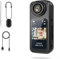 MeevrgR 4K Action Camera - 1.47 IPS Touchscreen with Magnetic Mount & EIS Stabilization | Waterproof Adventure Camera for Vlogging, Cycling, Motor Sports | 2.4G WiFi & App Control(Is black)