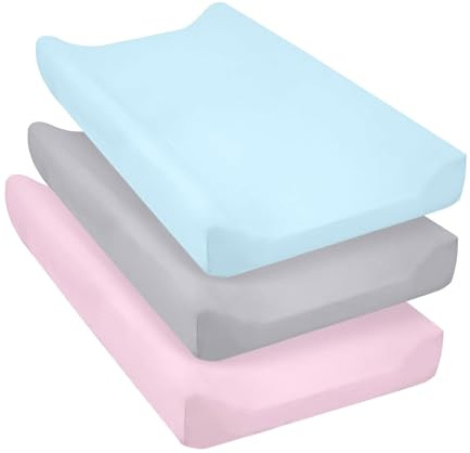 3 pz/confezione da 3 lenzuola morbide e traspiranti per culla neonati fasciatoio, copertura per cameretta, biancheria da letto