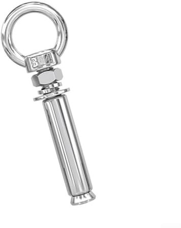 Ancrages d'expansion efficaces en acier inoxydable 304 avec anneaux et vis à œillet pour montage mural 50 longueurs de 150 mm (M8 x 120)