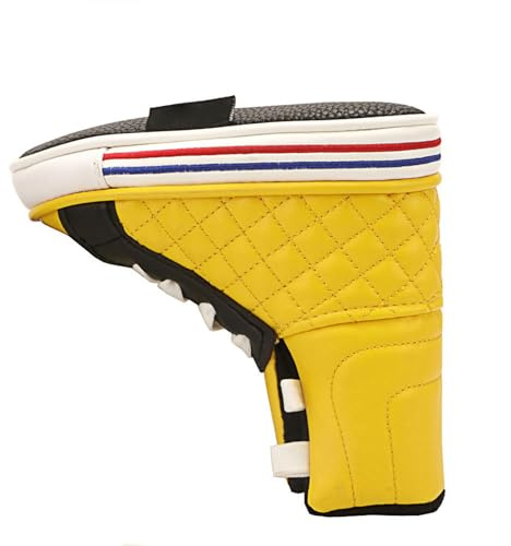 Cubierta para la cabeza del club de golf en forma de zapato, cubiertas de putter, cubierta de cabeza de golf, accesorios de golf, putter de golf, palo de cabeza en forma de zapato para palos