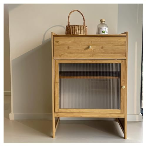 Meuble de rangement réversible pour aspirateur et robot - Table d'appoint pour salon, maison, bureau - Facile à nettoyer - Design noir élégant
