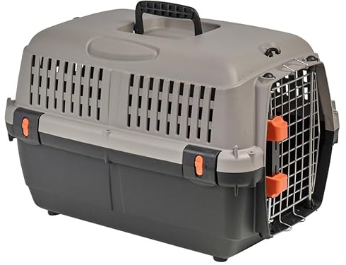 URBNLIVING Dog & Cat Pet Carrier Travel Crate – Approved Transporter Cage Kennel Box for Car Travel - Medium