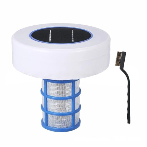 Zuoeay Pulitore automatico per piscine galleggianti, ionizzatore, purificatori per piscine, processore d'acqua per vasche idromassaggio, detergente automatico per piscine galleggianti per vasche
