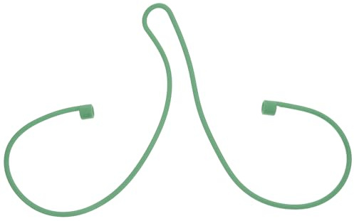 YOSADIER Correa Antipérdida para Auriculares Deportivos de Silicona Suave, Cuerda Desmontable para Cuello en Color Verde, Accesorio Portátil Conexión Segura y Diseño Práctico