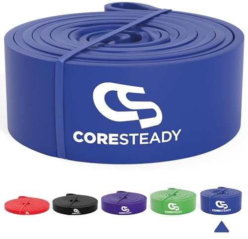 Coresteady Gomas elásticas de musculación - Banda elástica de Goma para Hombres y Mujeres - Entrenamiento, Ejercicios y dominadas asistidas