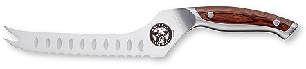 Ergo Chef Guy Fieri Knuckle Sandwich Off-Set 6-Inch Serrated Utility Knife, Premium High Carbon 7CR17MoV Stainless Steel Blade, Custom Style Prong Tip, Ergonomic Pakkawood Handle