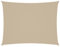 vidaXL Sonnensegel Wasserfest Sonnenschutz Windschutz Sonnendach UV Schutz Garten Terrasse Balkon Oxford-Gewebe Rechteckig 3x4,5m Beige