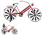 Niktule Independence Day Dekoration Fahrrad | 4. Juli Tisch-Fahrrad- -Herzstück, Theme Bike Supplies Home Ornaments