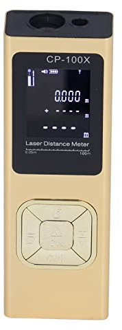 Medidor de Distancia Láser de 100 M Dispositivo de Medición de Distancia Láser Electrónico Preciso de Mano Ultrafino con Cable de Carga USB Y Manual de Uso