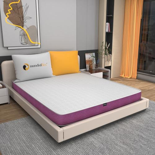 Materasso per Divano Letto 130x180 cm Alto 10 cm, Pieghevole in Poly Foam - Ortopedico, Traspirante, Indeformabile – Dispositivo Medico Made in Italy - Anallergico e Antibatterico | Tramonto