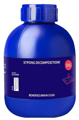 Disgorgante per scarichi, Potente detergente per lavandini e scarichi, Detergente per tubi ad azione rapida per lavandini, docce, WC e scarichi a pavimento, Sicuro per tutti i tipi di tubi (1)