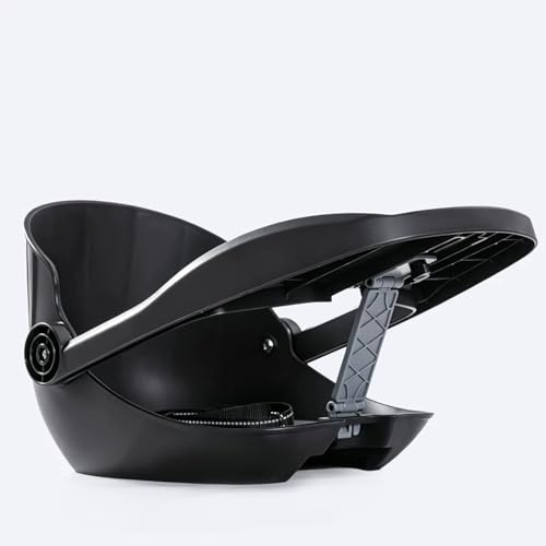 Front basket for dog bikes,Dog bike seat,Includes a safety leash,Adjustable backrest,Suitable for pets weighing up to 10 kg (22 lbs),compatible with folding bikes(Black)