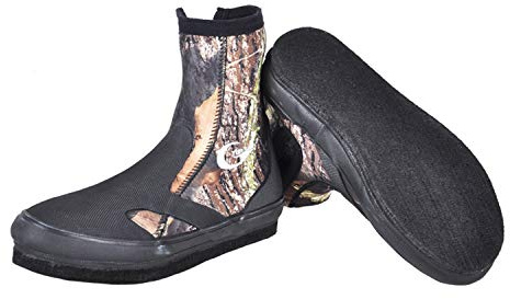 yonsub Neoprene 5mm Scuba Snorkeling Dive Boots Anti-Slip Rubber Sole Keep Warm Water Sports Shoes (Camouflage Upstream Shoes, 9)