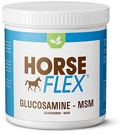 Horse Flex Glukosamin-MSM pulver för hästar för att stödja leder och hovar - 3000 gram