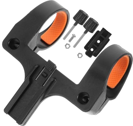Toddmomy Support De Lampe pour Vélo Cintre Extensible pour Éclairage Accessoire pour Guidon De Vélo Compatible avec Caméras Numériques Montage Sécurisé Noir