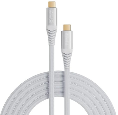 CAKOBLE USB C Kabel auf USB C 1 M,usb c 3.2 kabel 20 Gbps Datenübertragung, 100W 20V/5A Schnellladekabel,4K @ 60Hz Videoübertragung für Laptop, Mobiltelefon, Tablet, Hub, Monitor,Weiß…
