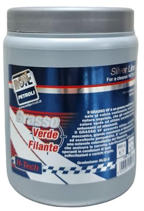 1X0.850 gr. di ►Roil GRASSO UNIVERSALE VERDE FILANTE◄ Grasso Multiuso per USI Generali e Specifici - Milleusi per Bici, Auto, Moto, Nautica, Agricoltura e Industria