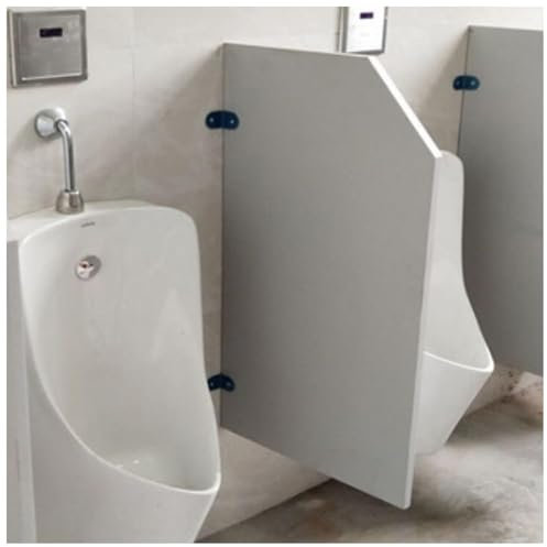 Panneau de séparation hydrofuge pour urinoir pour l'intimité des hommes dans les toilettes publiques, le bureau, la salle de bain (1 pièce)