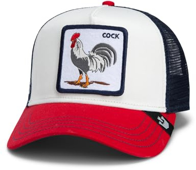 Goorin Bros. Trucker Cap Team Rooster Weiß Mehrfarbig, Size:OneSize