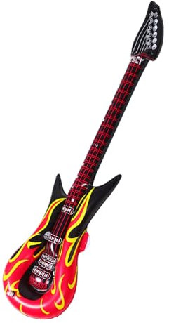 Toyvian 2piezas Guitarras Inflables De Juguete Decoración De Conciertos Divertido