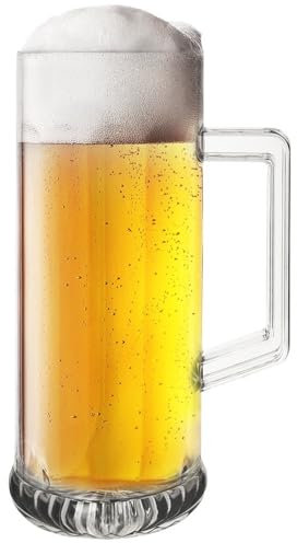 orion group Vaso de cerveza de plástico irrompible, 600 ml