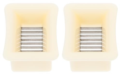 Toyvian Lot de 2 Trancheuses à Haricots en Plastique Beige Coupe-Haricots Portatif Compact Outil Cuisine Pratique pour Découper Facilement les Haricots Verts à la Maison Restauration