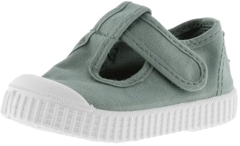 victoria Sandali Unisex 1915 Tela Drec & Chiusura A Strappo & Punta Rinforzata 136625 per Bambini Jade 26