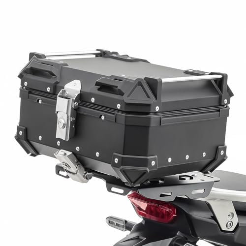 Motorrad Alu Top Case Bagtecs XB22 Aluminium 22 Liter schwarz