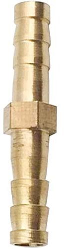 MACHSWON Brass Hose Connector 8mm Metal Straight Pipe Air Fuel Hose Joiner Water Pipe Gas Tubing Hose Fitting